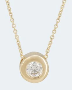 Modegeschäft 24 Brillantanhänger Mit Kette 0,25 Ct