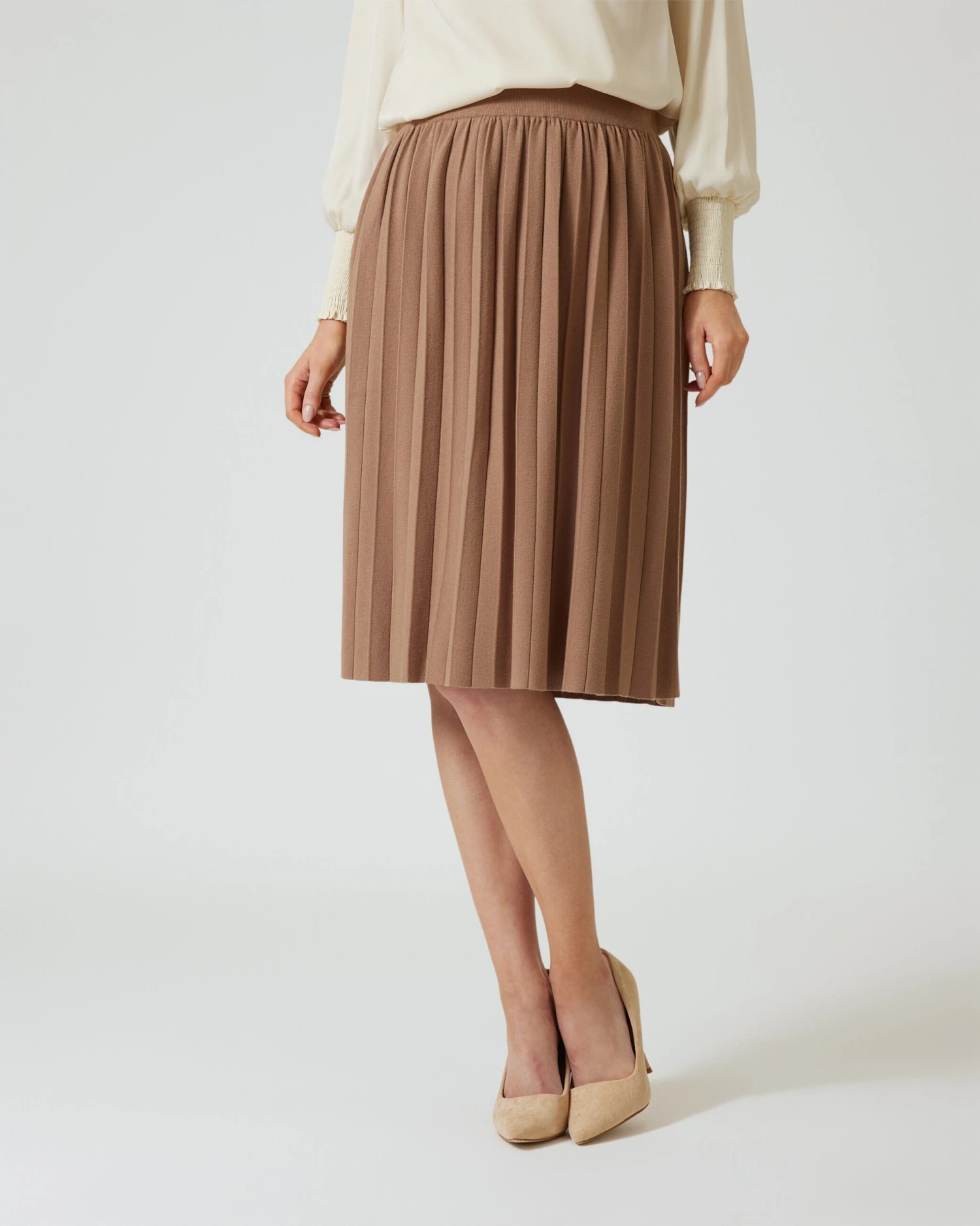 Strickrock Im Plissée-Design 6 Strickrock Im Plissée-Design – Bild 4