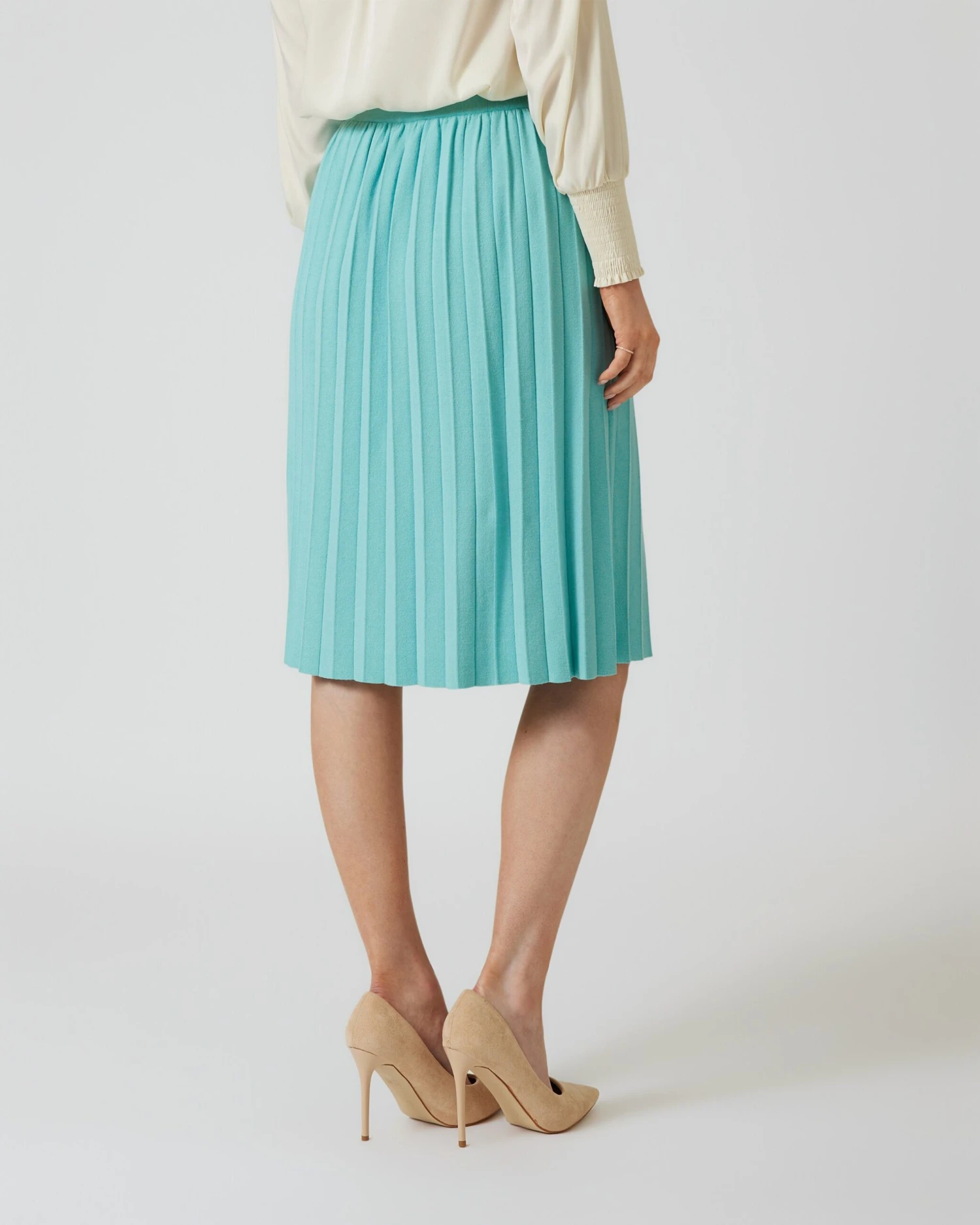 Strickrock Im Plissée-Design 5 Strickrock Im Plissée-Design – Bild 3