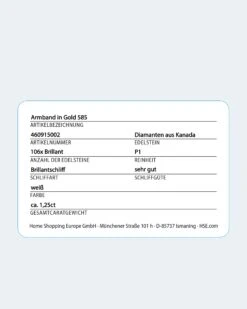 Brillant-Armband 1,15/1,25 Ct 18 Brillant-Armband 1,15/1,25 Ct -Modegeschäft 59841186 8a152d5a 1c87 11ee 8f6f 5a72d431453d pics2080