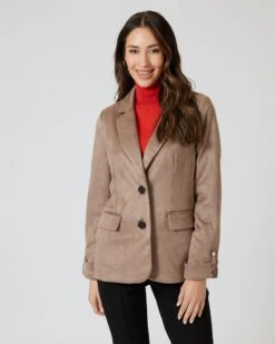 Suede Blazer
