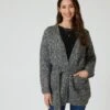 Cardigan Mit Goldjacquard
