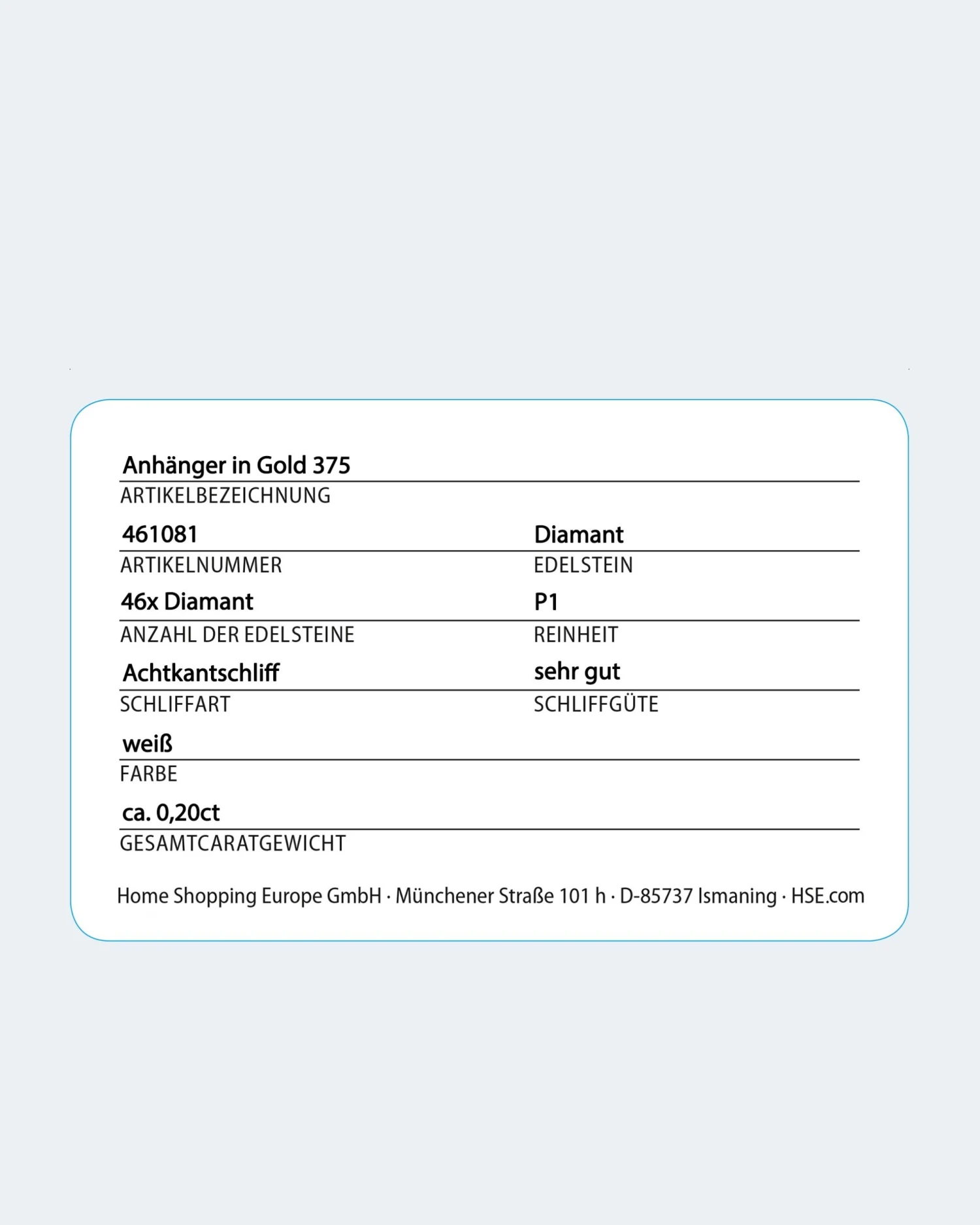Diamant-Anhänger 0,20 Ct 8 Diamant-Anhänger 0,20 Ct – Bild 6