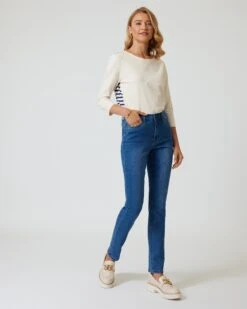 5-Pocket-Jeans Mit Kontrastdetails -Modegeschäft 59851357 fc8686dc 26cc 11ee 8f6f 5a72d431453d pics2080