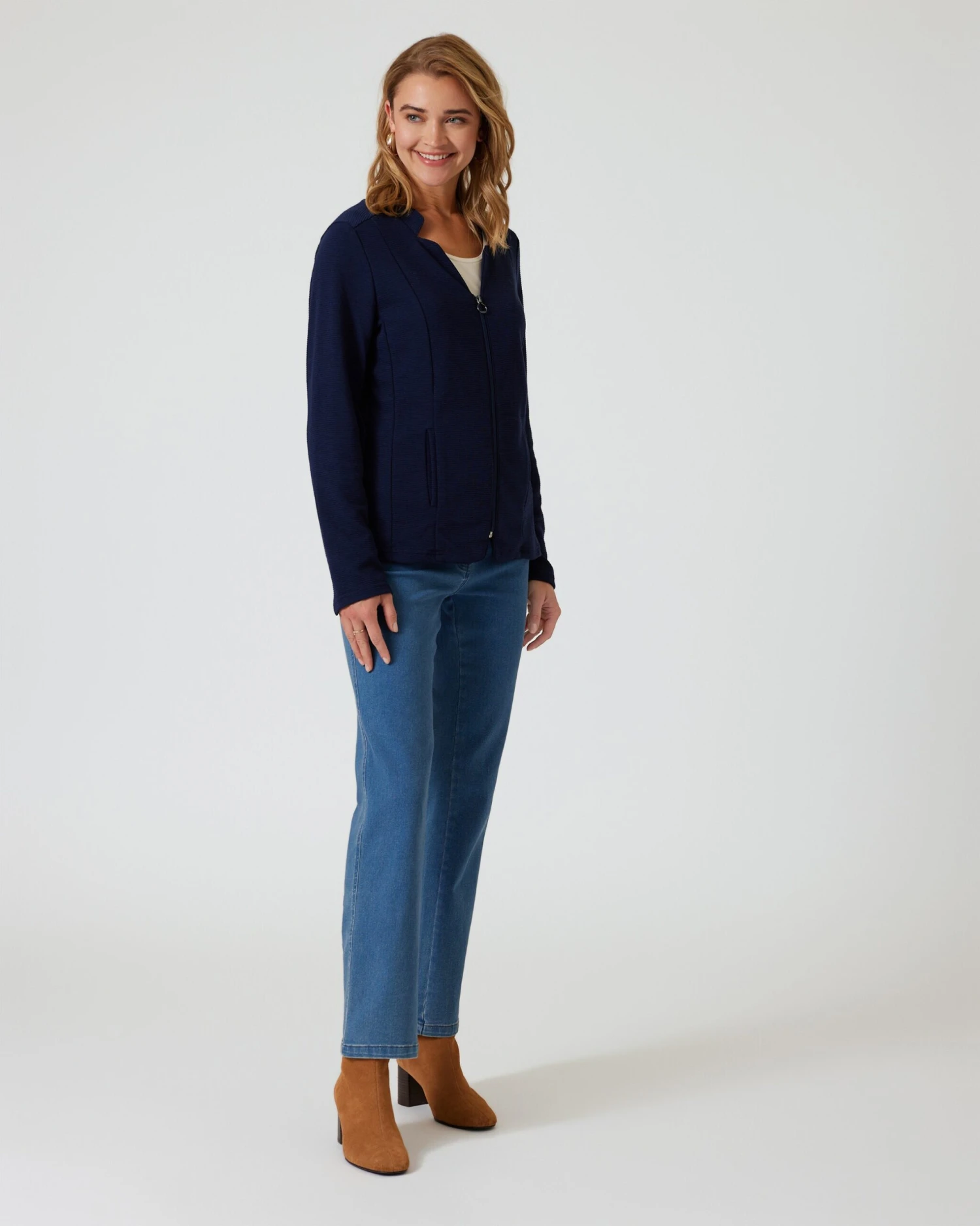 Cardigan In Ottoman Jersey 4 Cardigan In Ottoman Jersey – Bild 2