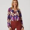 Bluse "Thea" Mit Print
