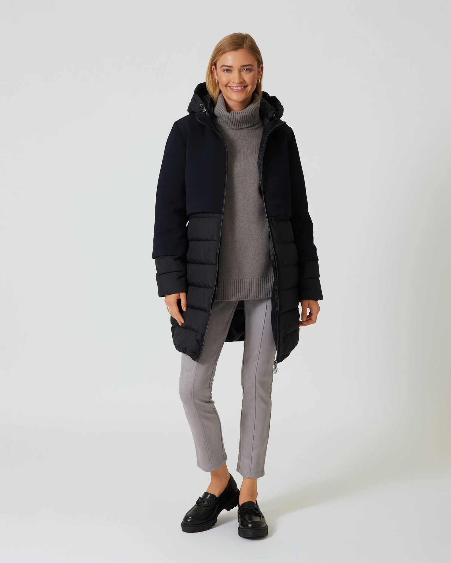 Steppmantel Mit Kapuze 3 Steppmantel Mit Kapuze