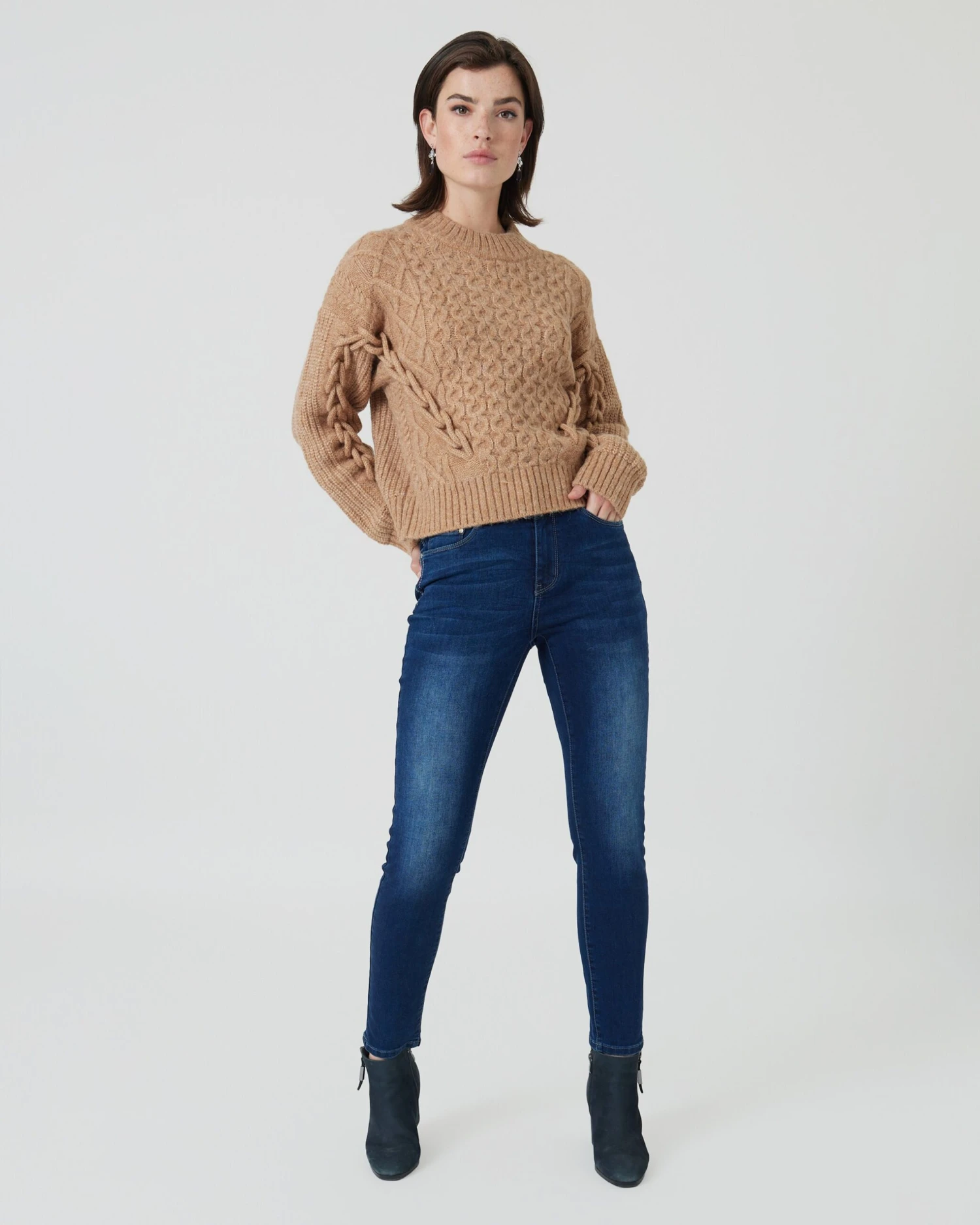 Pullover Mit Strickmustermix 5 Pullover Mit Strickmustermix – Bild 3