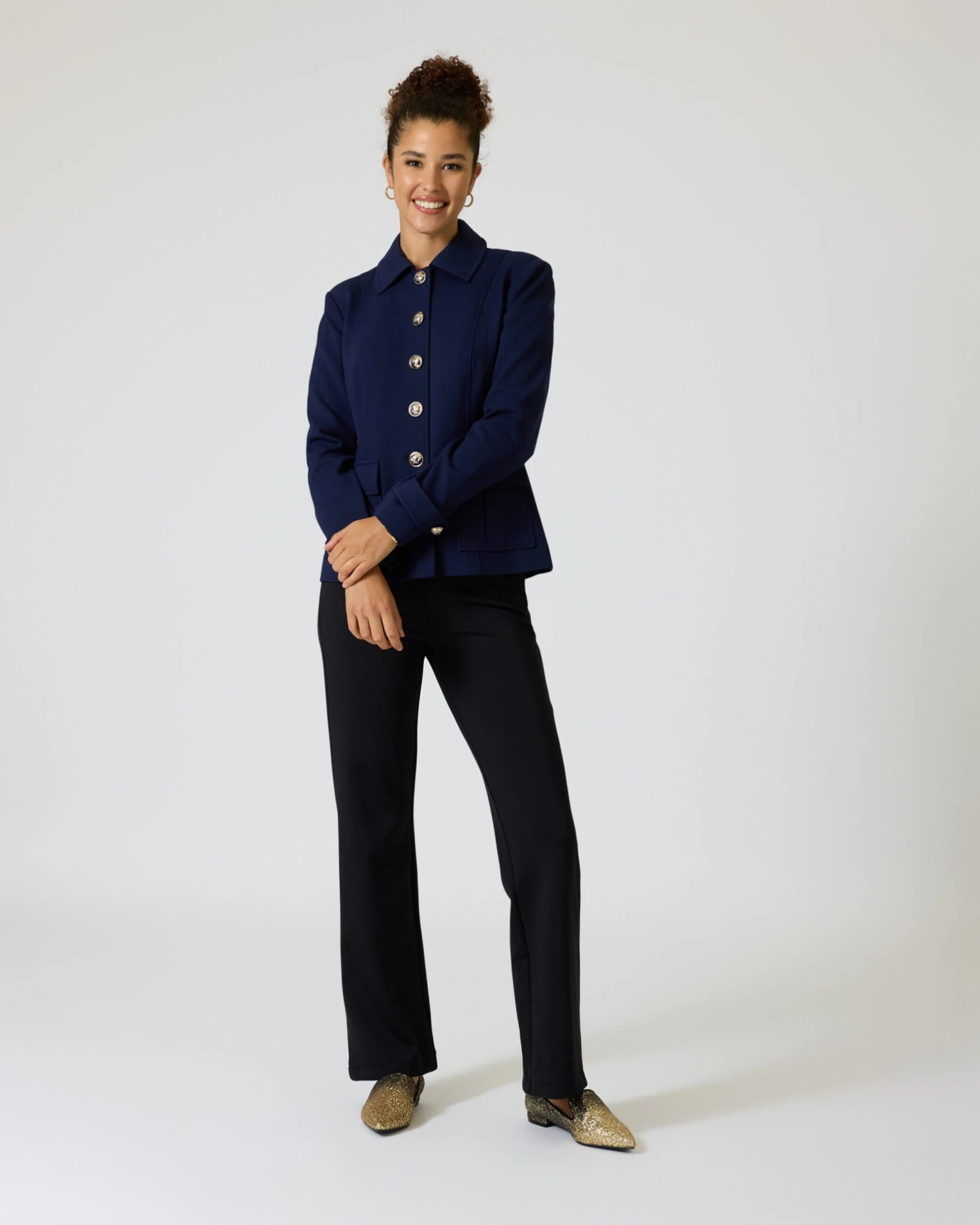 Military Jacket Aus Ponte 7 Military Jacket Aus Ponte – Bild 5