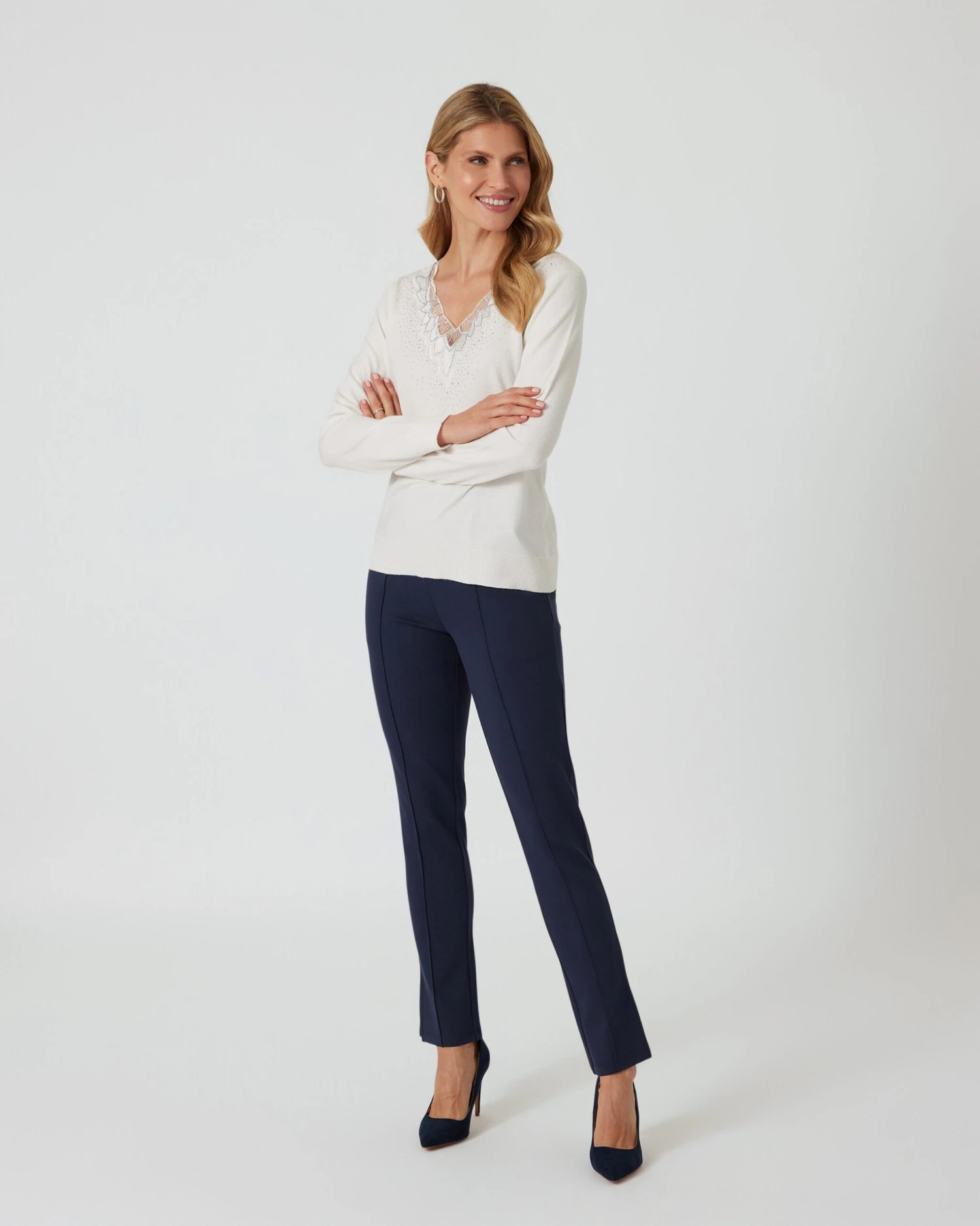 Schlupfhose Mit Biese 7 Schlupfhose Mit Biese – Bild 5