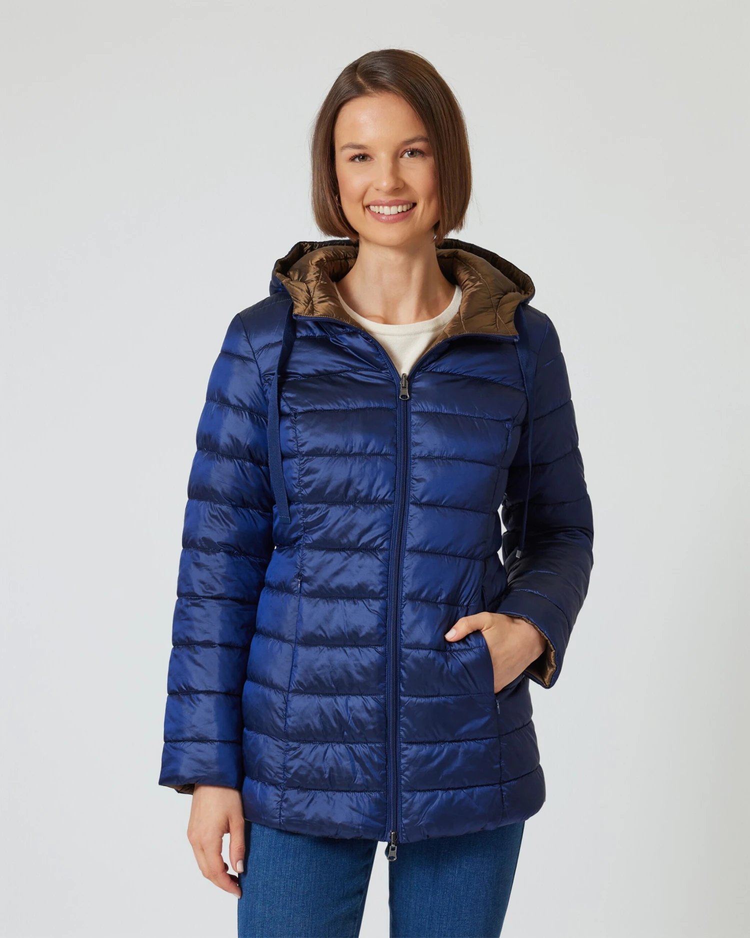 Wendesteppjacke Mit Kapuze 4 Wendesteppjacke Mit Kapuze – Bild 2
