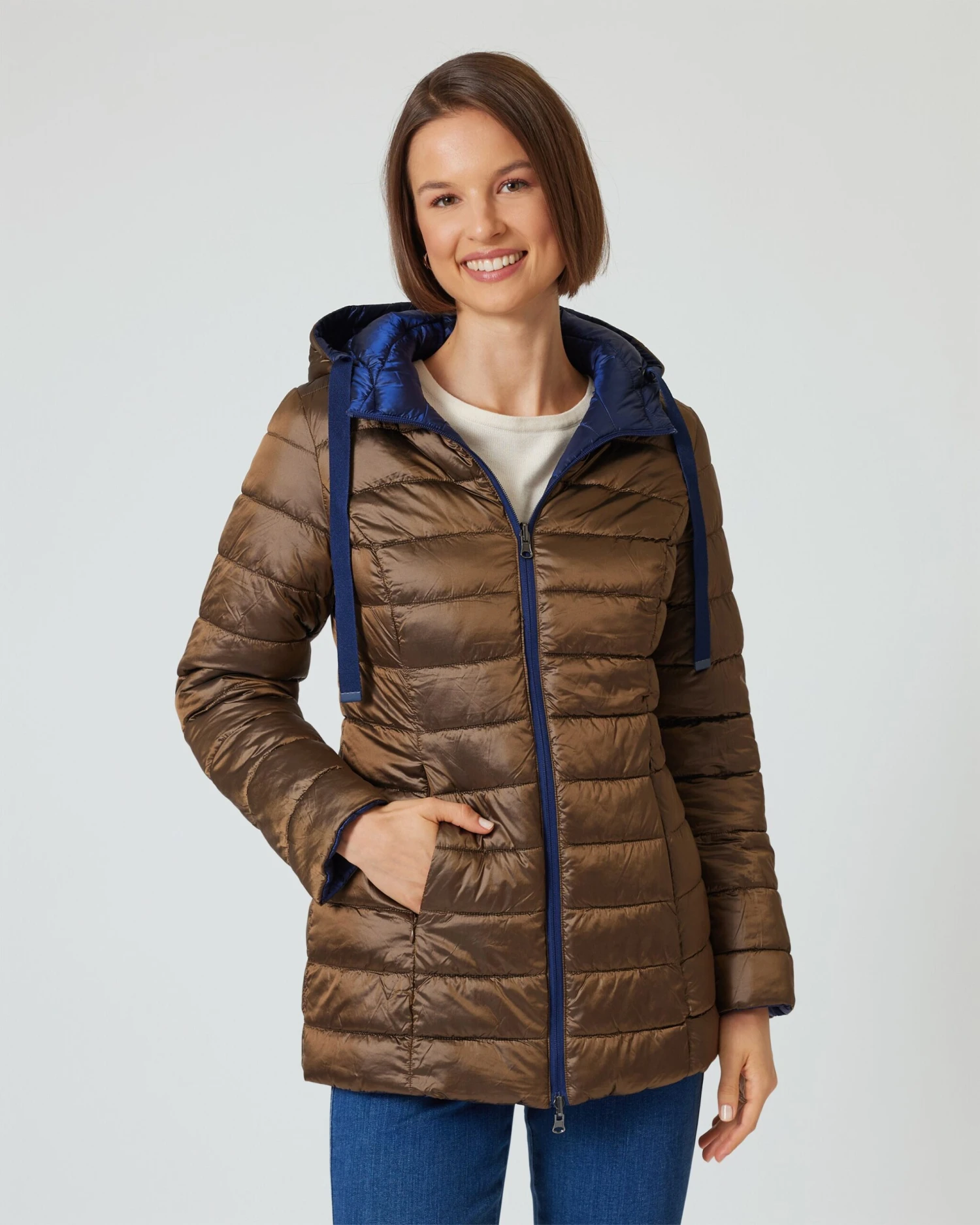 Wendesteppjacke Mit Kapuze 6 Wendesteppjacke Mit Kapuze – Bild 4