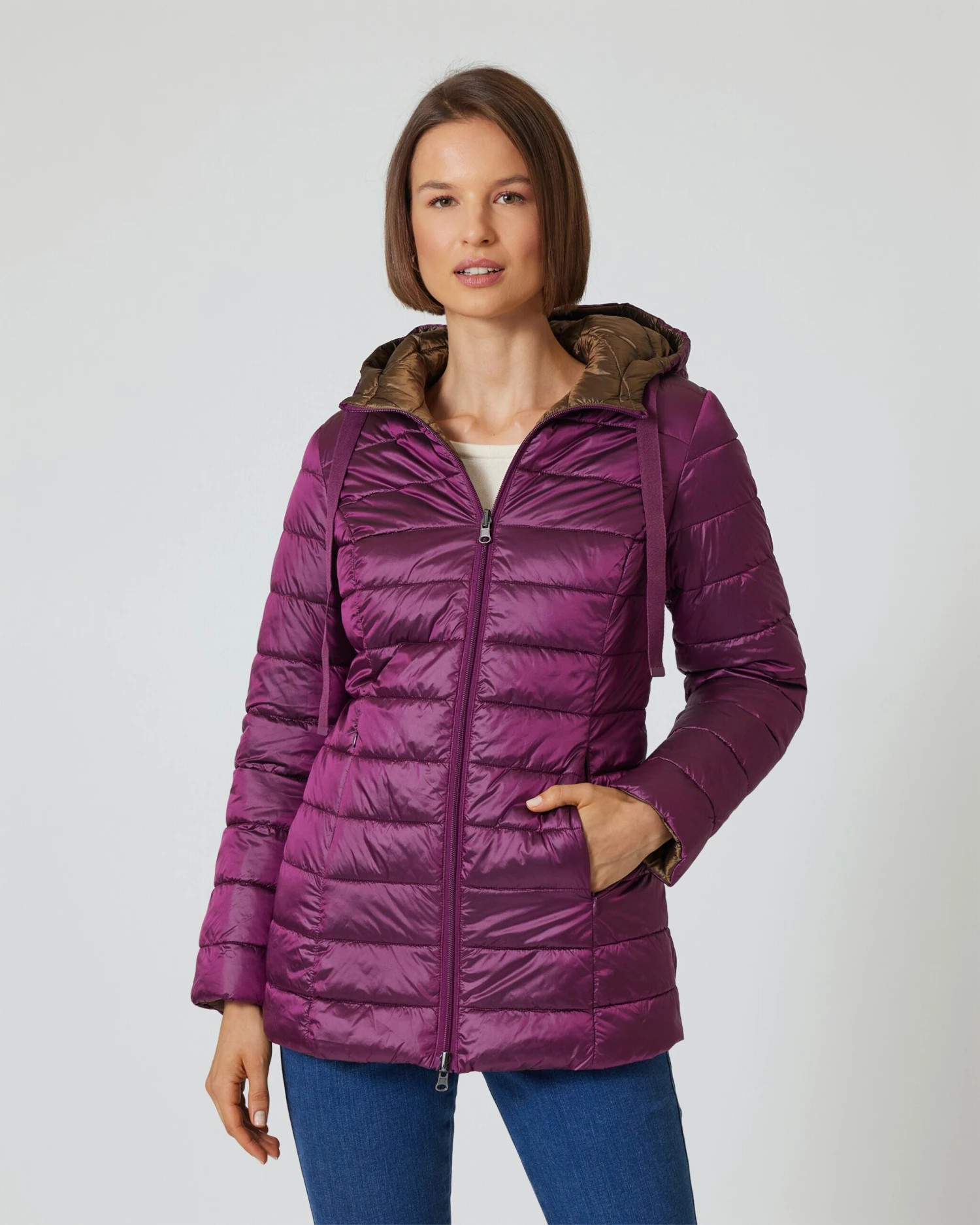 Wendesteppjacke Mit Kapuze 8 Wendesteppjacke Mit Kapuze – Bild 6