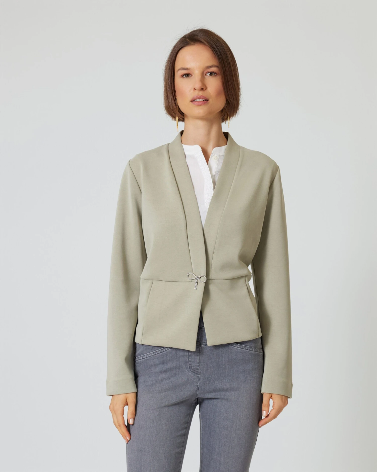 Jäckchen Mit Schleifenverschluss 4 Jäckchen Mit Schleifenverschluss – Bild 2