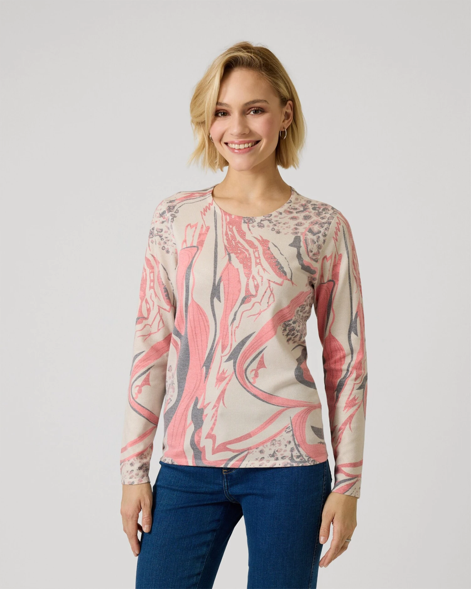 Soft Pullover "Print-Mix" 3 Soft Pullover "Print-Mix"