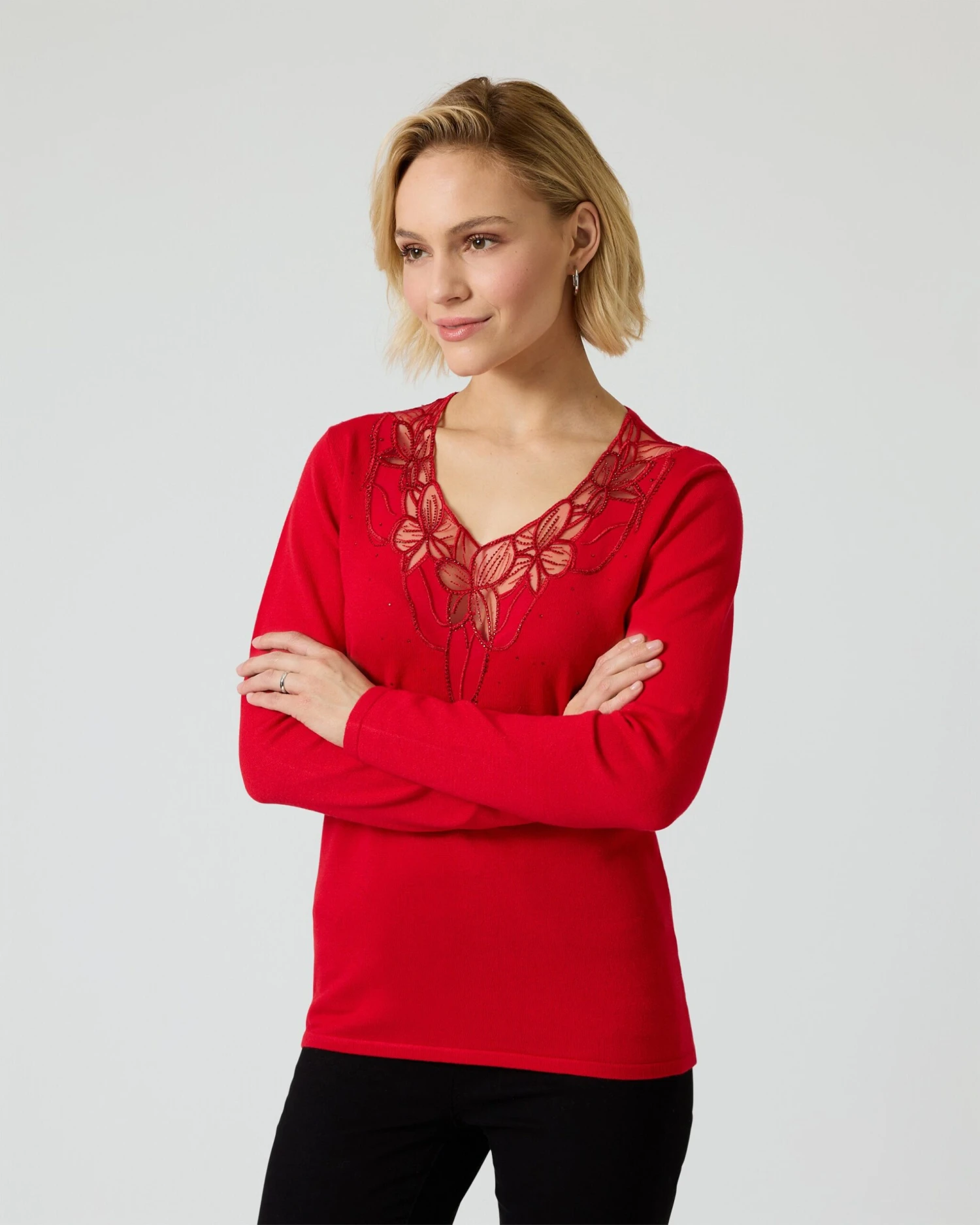 Glow Pullover "Spitzentraum" 4 Glow Pullover "Spitzentraum" – Bild 2