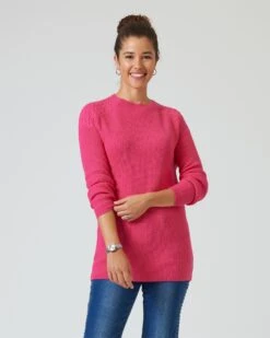 Pullover Mit Zopfmuster An Den Schultern