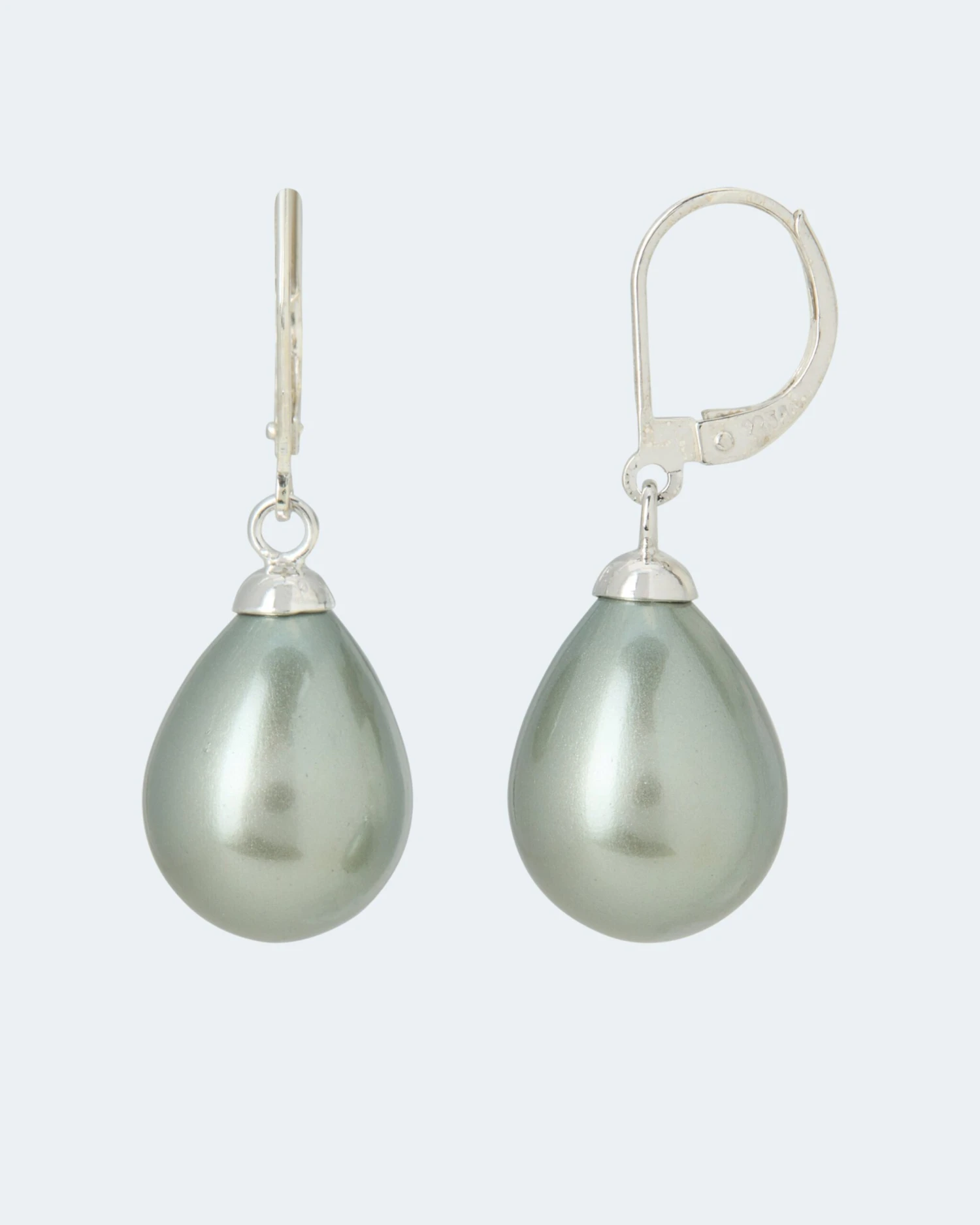 Ohrhänger Mit MK-Perle 12 X 15 Mm 6 Ohrhänger Mit MK-Perle 12 X 15 Mm – Bild 4