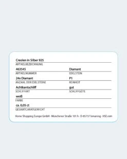 Diamant-Creole 0,05 Ct -Modegeschäft 59886889 b6320ef2 4813 11ee 8f6f 5a72d431453d pics2080