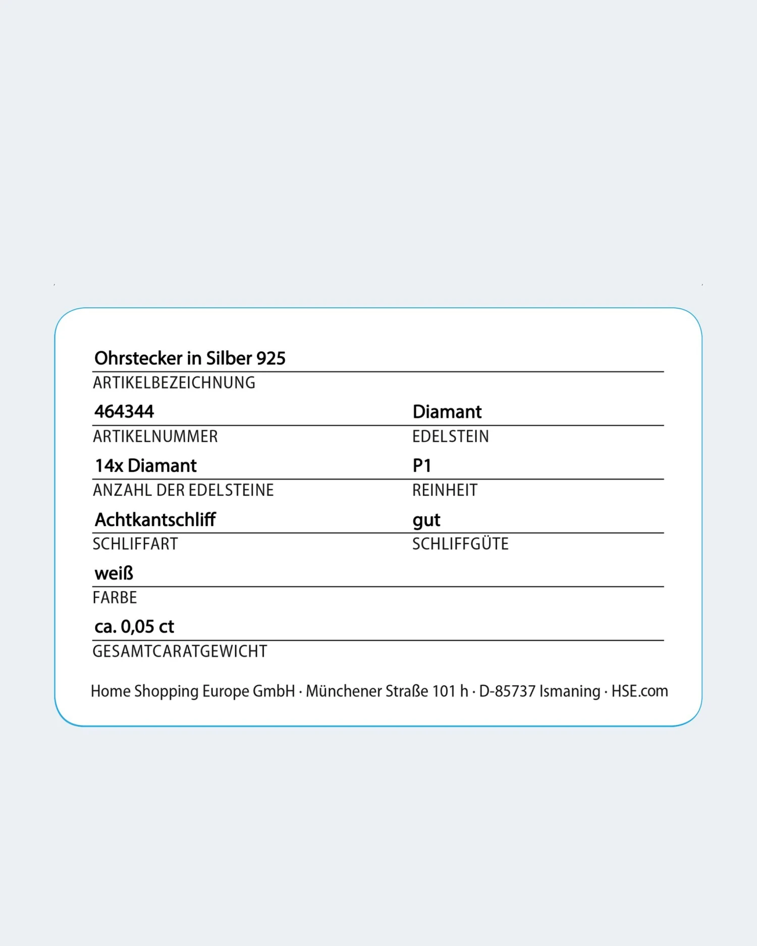 Diamant-Ohrstecker O,05 Ct 5 Diamant-Ohrstecker O,05 Ct – Bild 3