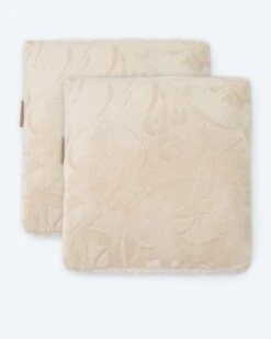 Kissen Lammfell-Optik, 2tlg.