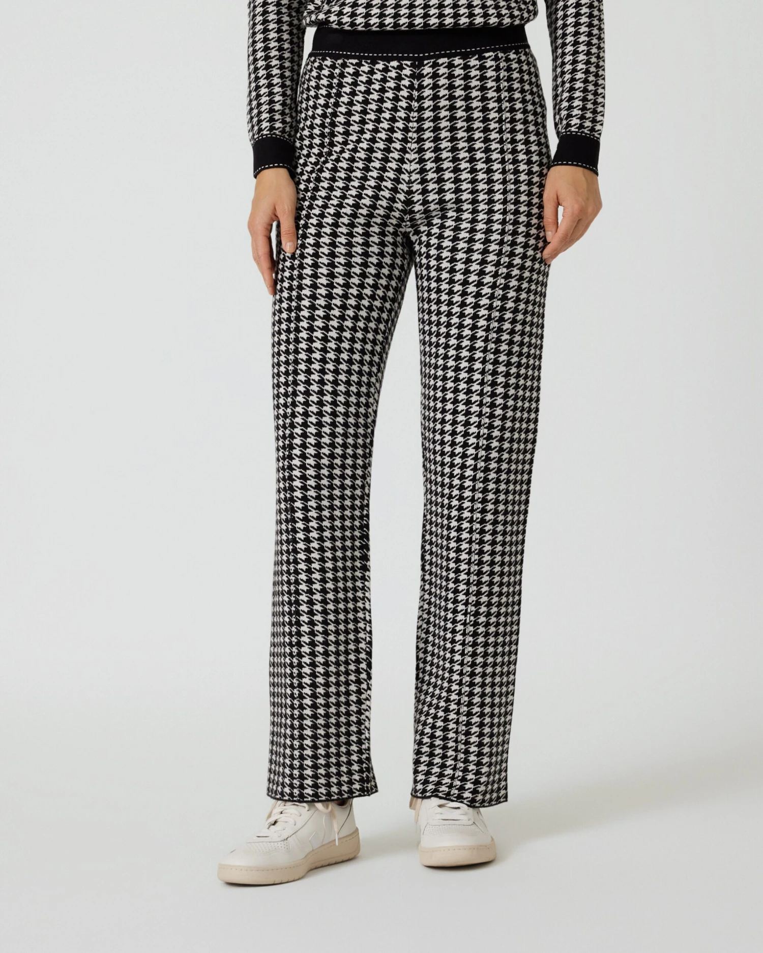 Strickhose Im Hahnentritt-Design 4 Strickhose Im Hahnentritt-Design – Bild 2