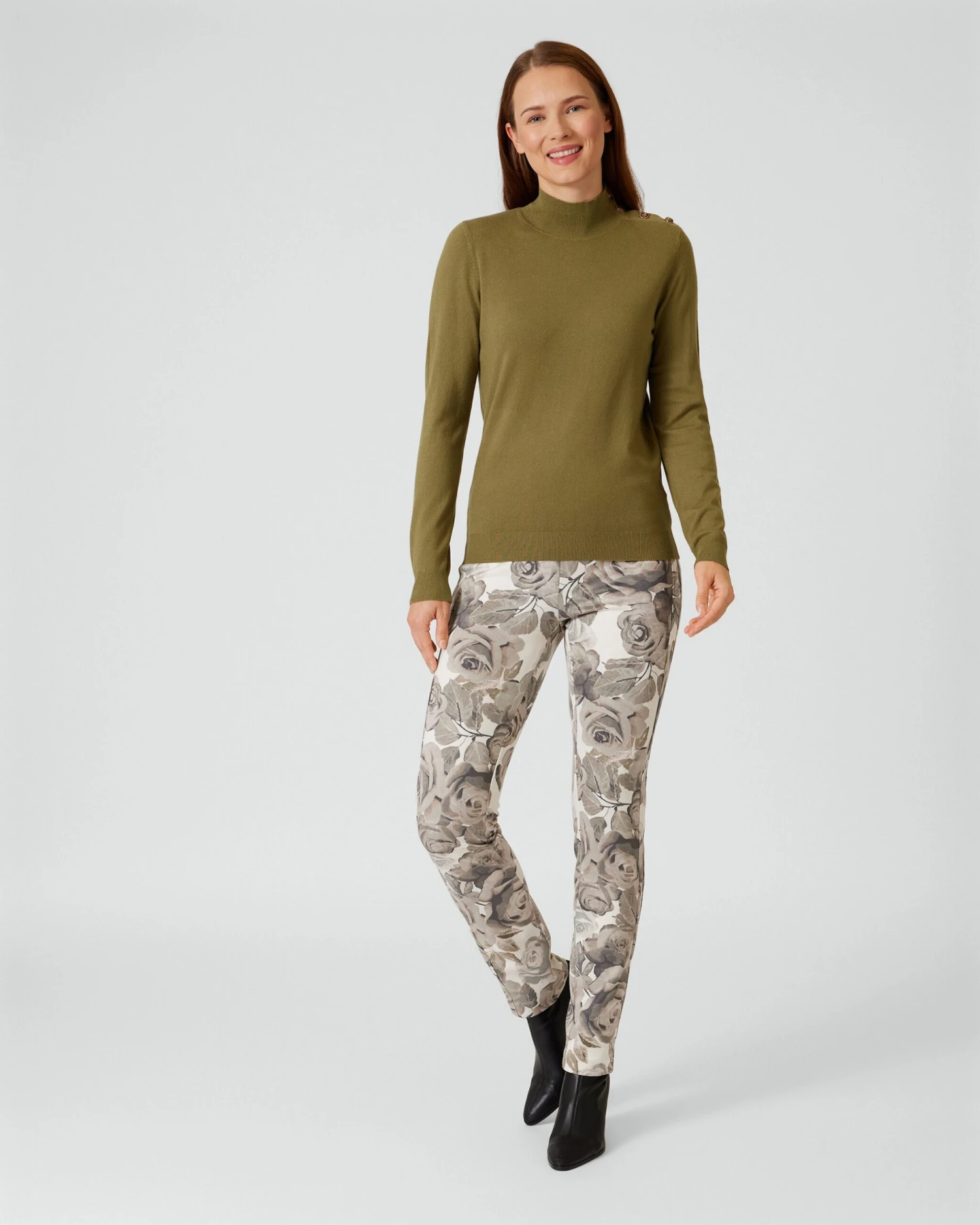 Velourslederimitat-Hose Mit Druck 7 Velourslederimitat-Hose Mit Druck – Bild 5