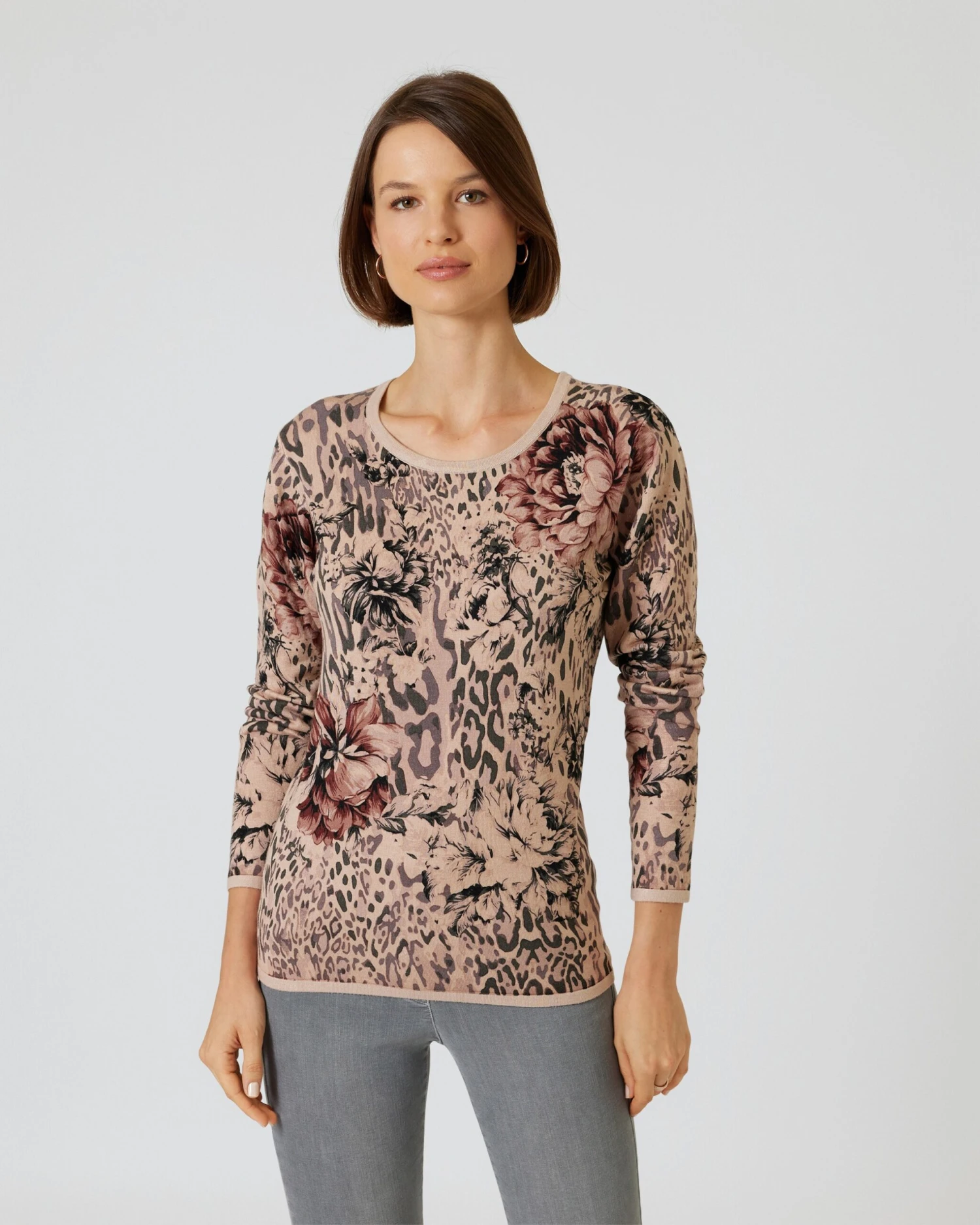 Classic Pullover "Blumen-Leo" 3 Classic Pullover "Blumen-Leo"
